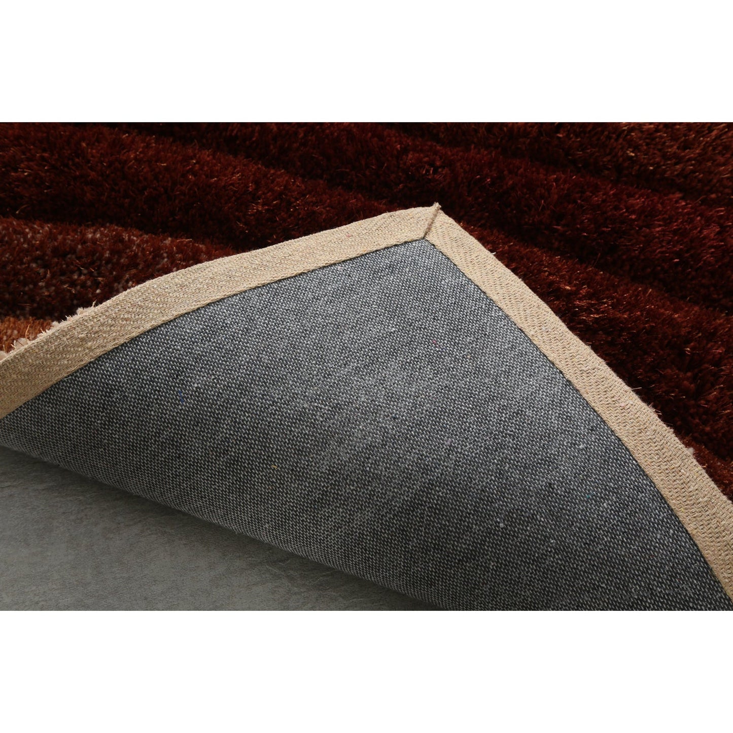 Sedona 3D Brown Shag Rug