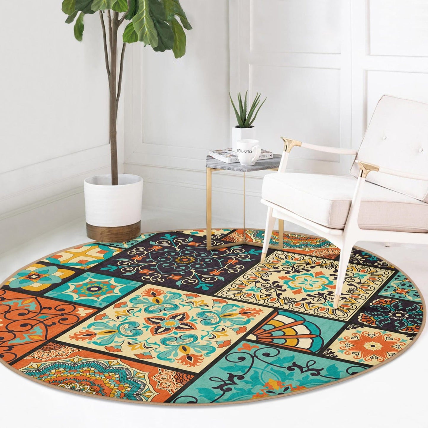 Exquisite Ethnic Design Home Rug | Homeezone