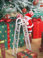 Christmas Electric Santa Decor, Santa Climbing Ropes & Ladder Toy