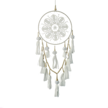 Handmade Dream Catcher White Home Decor